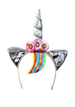 CERCHIETTO FRONTINO UNICORNO ARGENTO